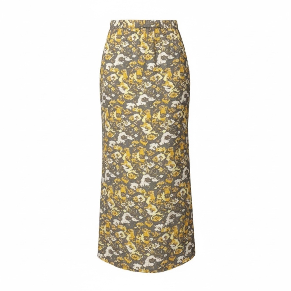 The Cause Collection floral silk maxi skirt, medium